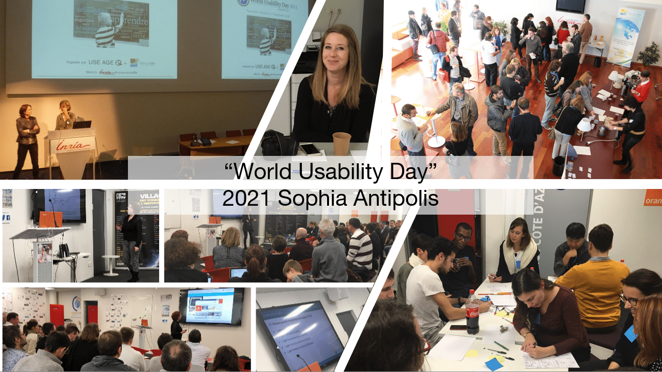 Présentation d'introduction au "World Usability day" 2021 de Sophia Antipolis